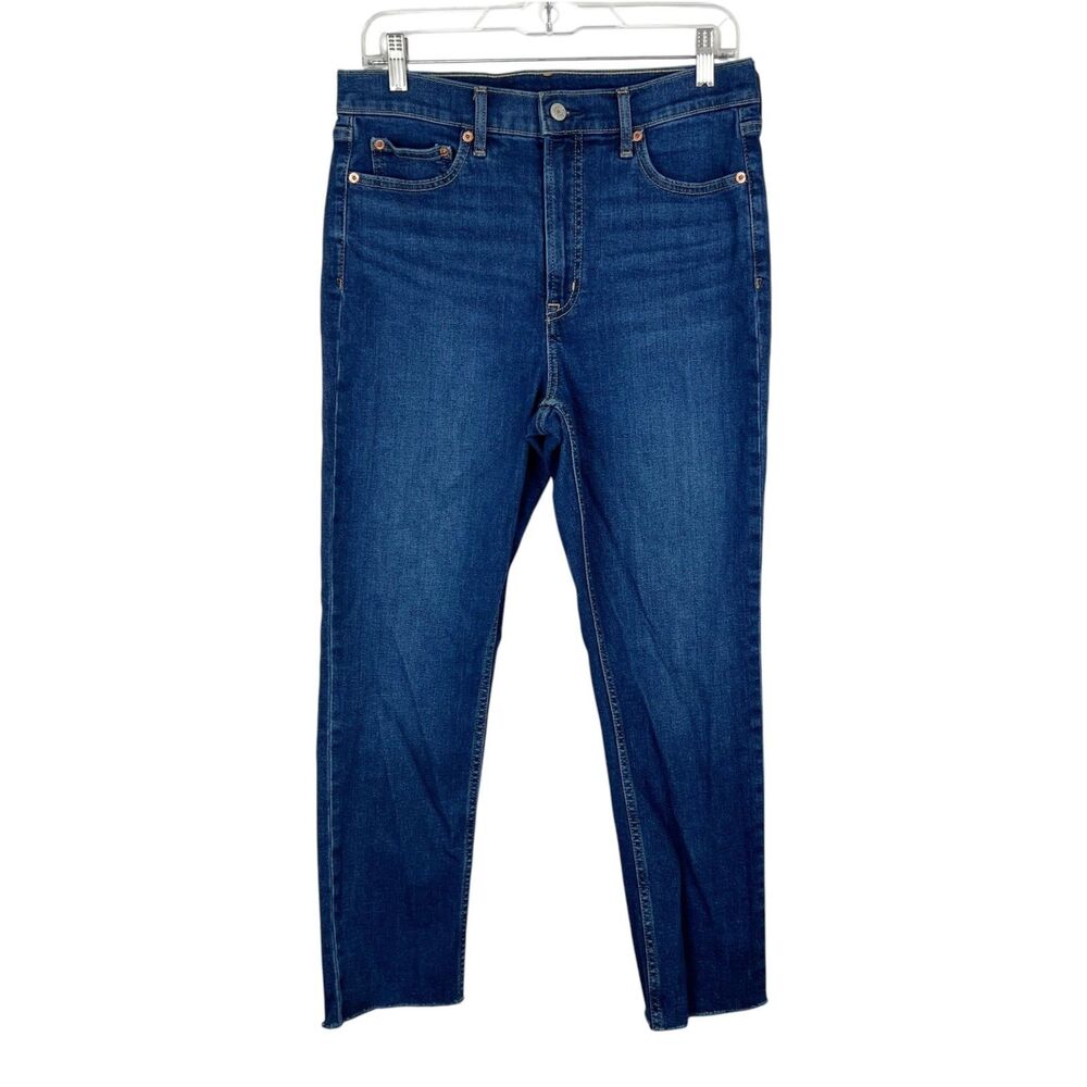Gap Jeans Women 30 x 28 10R Vintage Slim High Rise Blue Denim Cotton Bottoms